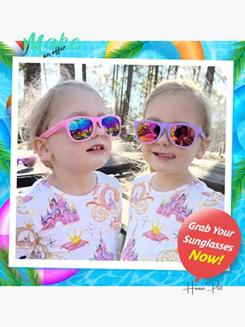 24 Pack Kids Sunglasses Bulk UV400 Protection Party Favors Age 3-8